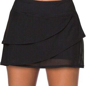 Flattering Women's Swim Skort Bottom with Ruffle Details - Perfect for Water Fun
